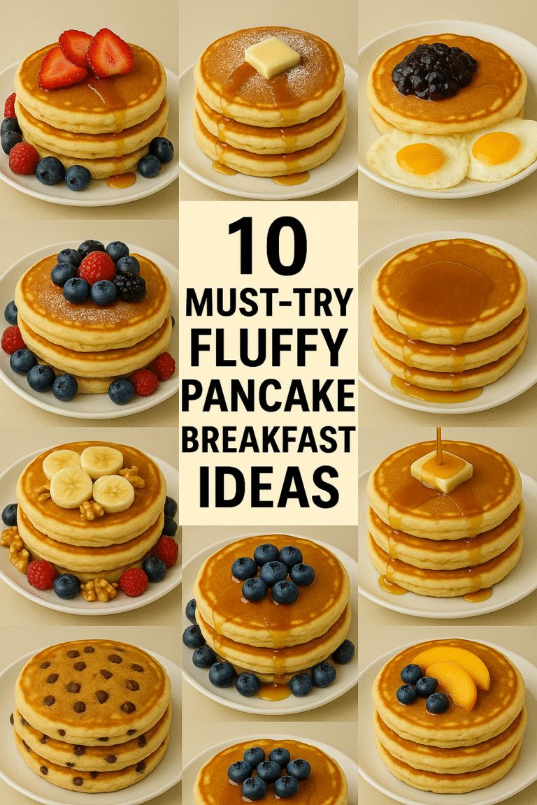 10 Must-Try Fluffy Pancake Breakfast Ideas