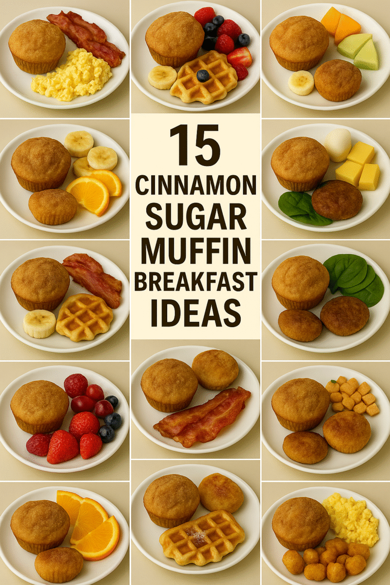 15 Cinnamon Sugar Muffin Breakfast Ideas to Sweeten Your Morning