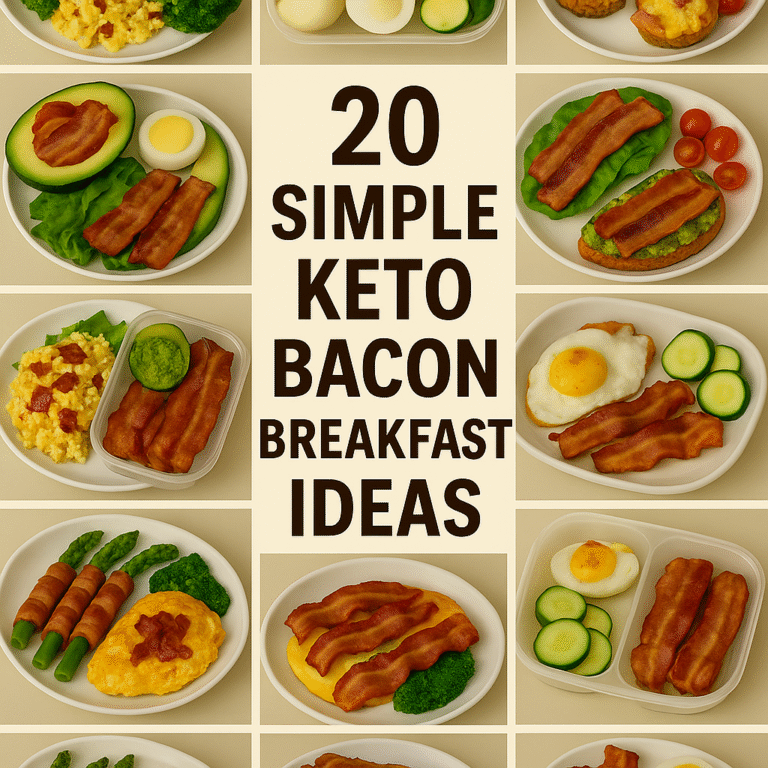 20 Simple Keto Bacon Breakfast Ideas to Stay Low-Carb and Satisfied
