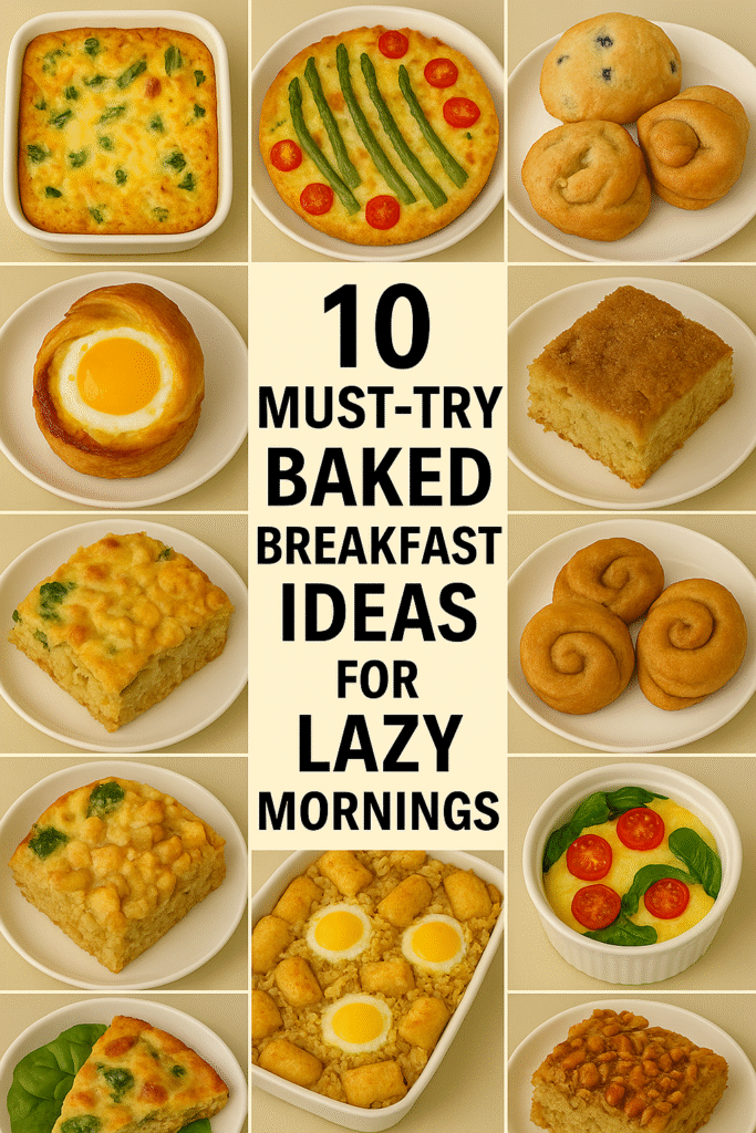 10 Must-Try Baked Breakfast Ideas for Lazy Mornings to Make You Smile