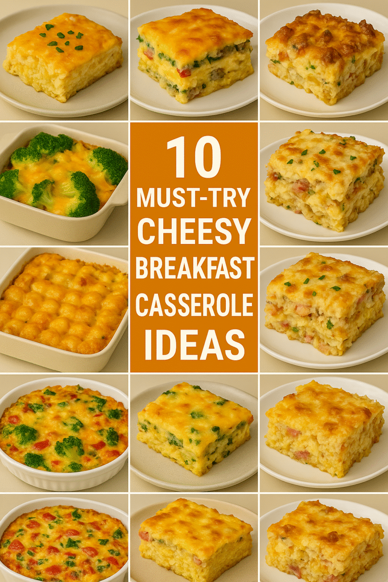 10 Must-Try Cheesy Breakfast Casserole Ideas for Cozy Mornings