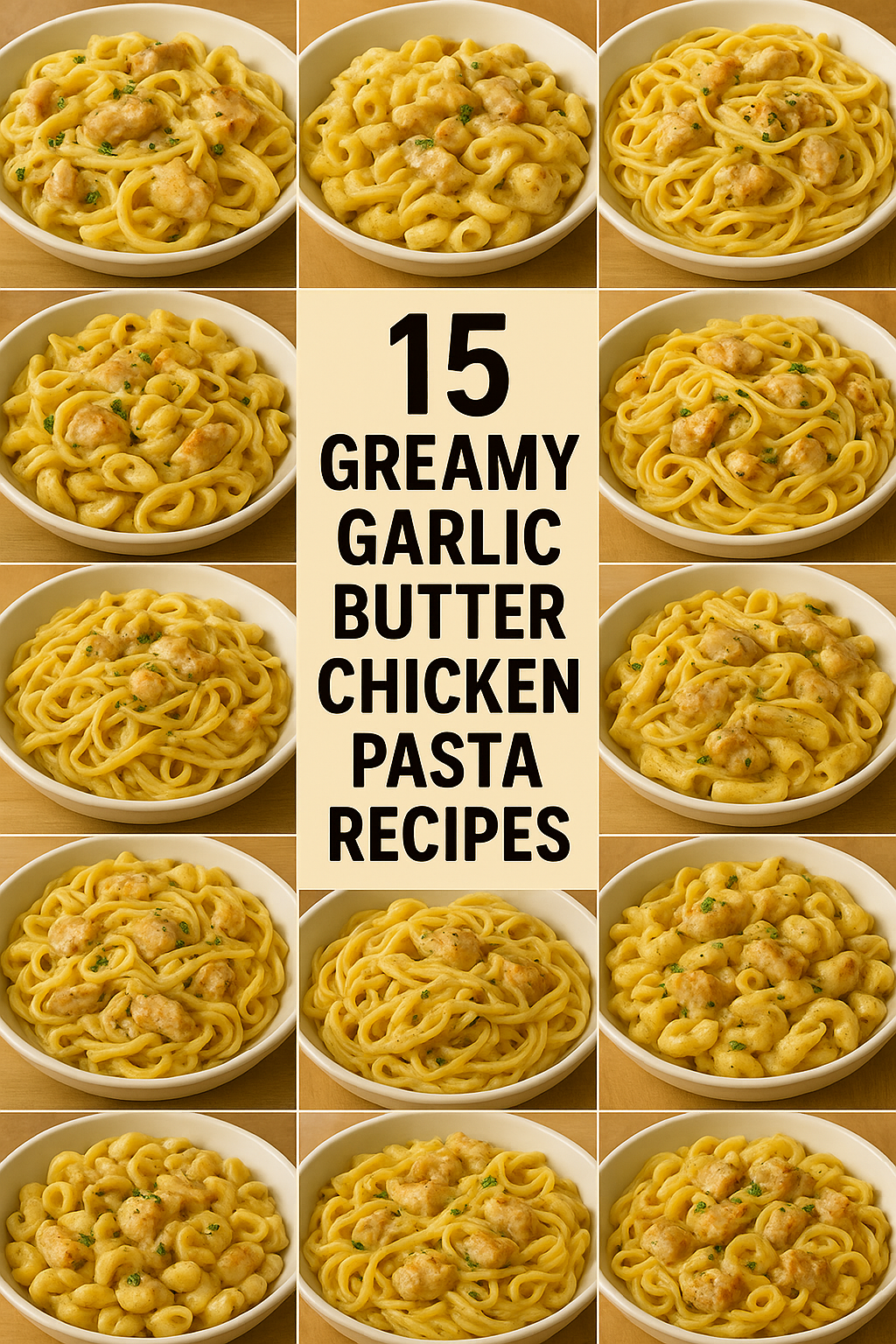 15 Creamy Garlic Butter Chicken Pasta Recipes to Try Tonight
