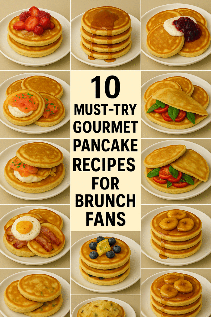 10 Must-Try Gourmet Pancake Recipes for Brunch Fans
