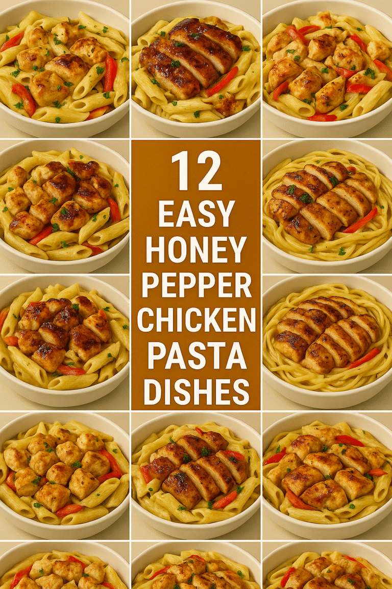 12 Easy Honey Pepper Chicken Pasta Dishes for Busy Weeknights