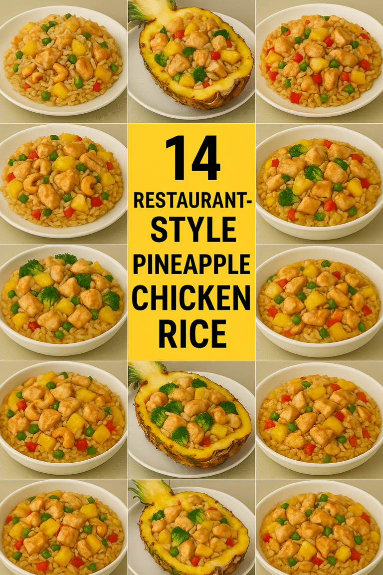 14 Restaurant-Style Pineapple Chicken Rice Recipes For dinner