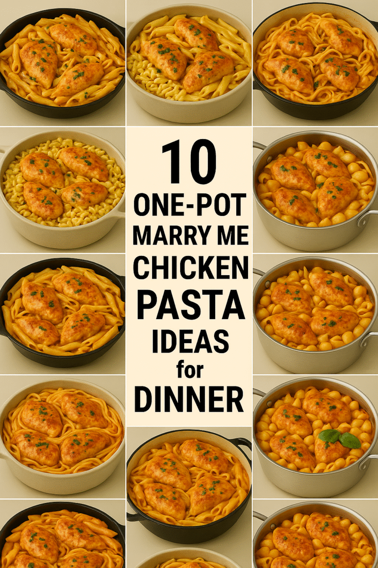 10 One-Pot Marry Me Chicken Pasta Ideas