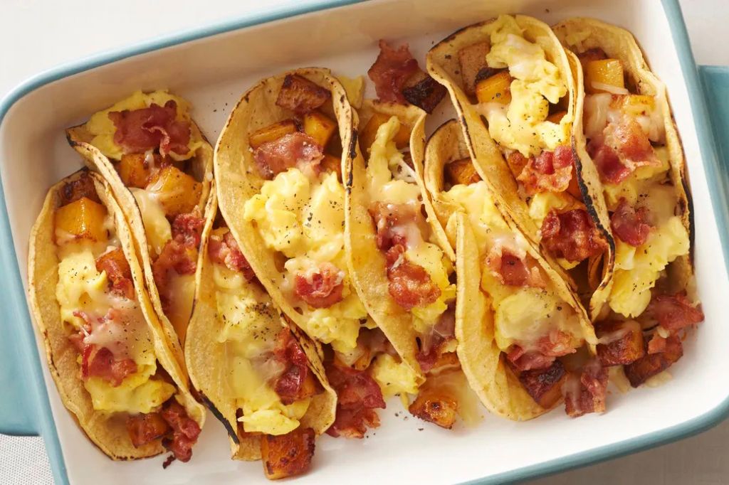 Classic Egg and Cheese Breakfast Tacos