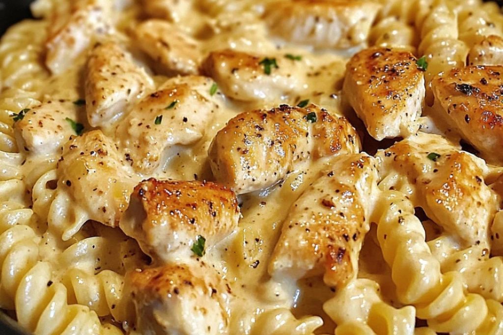 Classic Creamy Garlic Butter Chicken Pasta